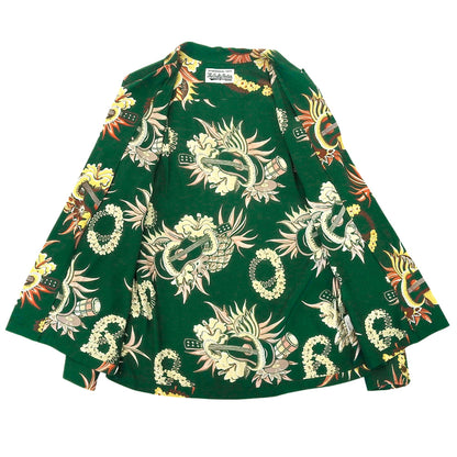 WACKO MARIA ワコマリア レーヨン アロハシャツ トップス メンズ グリーン S トップス S