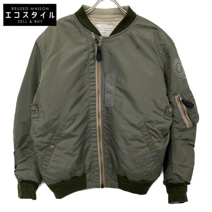 CLANE クラネ ｶｰｷ 16AW0820-A MA-1 ﾌﾗｲﾄｼﾞｬｹｯﾄ ×ﾌﾗｸﾞﾒﾝﾄ ジャケット 1