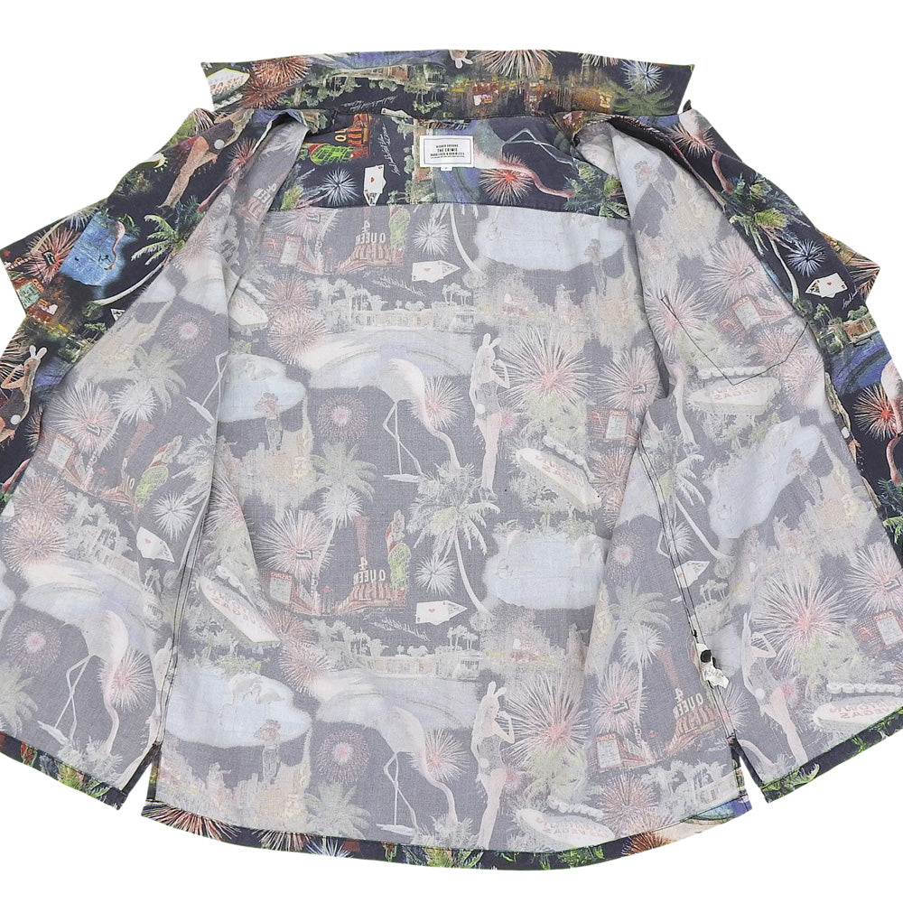 CRIMIE クライミー レーヨン 総柄 アロハ ショーツ セットアップ メンズ マルチカラー M S スーツ セットアップ M