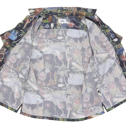 CRIMIE クライミー レーヨン 総柄 アロハ ショーツ セットアップ メンズ マルチカラー M S スーツ セットアップ M