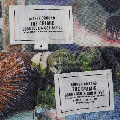 CRIMIE クライミー レーヨン 総柄 アロハ ショーツ セットアップ メンズ マルチカラー M S スーツ セットアップ M