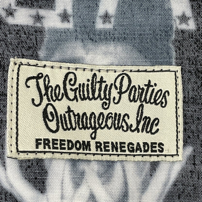 WACKO MARIA ワコマリア ×野口強 ﾌﾞﾗｯｸ ﾚｰﾖﾝ ANGELA BABY ｱﾛﾊｼｬﾂ トップス S