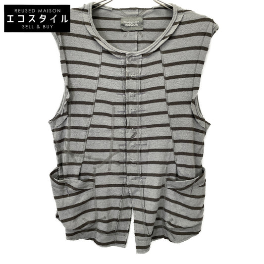 TAKAHIROMIYASHITATheSoloist タカヒロミヤシタ ザ ソロイスト ｸﾞﾚｰ s.0070 ｼﾙｸｺｯﾄﾝ ﾎﾞｰﾀﾞｰ ﾍﾞｽﾄ ベスト S