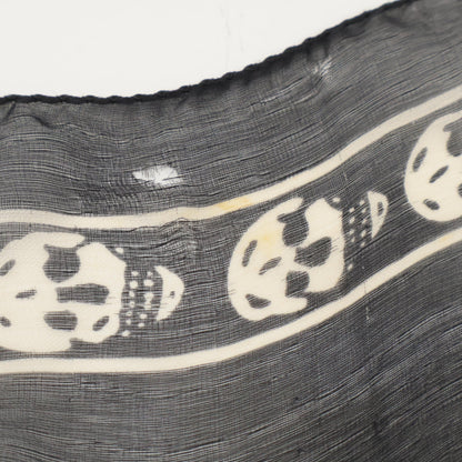 Alexander McQueen アレキサンダーマックイーン クラシック シルクシフォン スカル スカーフ