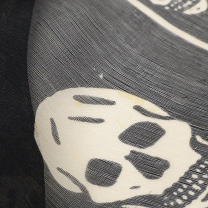 Alexander McQueen アレキサンダーマックイーン クラシック シルクシフォン スカル スカーフ