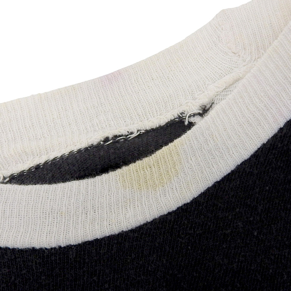 オジー・オズボーン　ラグランTシャツ トップス メンズ ブラック×ホワイト トップス ―