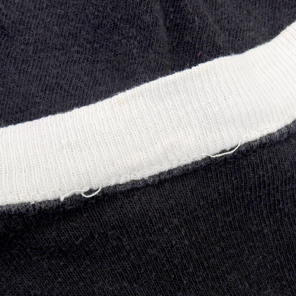 オジー・オズボーン　ラグランTシャツ トップス メンズ ブラック×ホワイト トップス ―