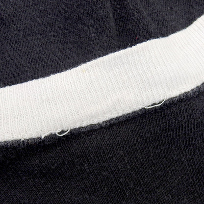 オジー・オズボーン　ラグランTシャツ トップス メンズ ブラック×ホワイト トップス ―