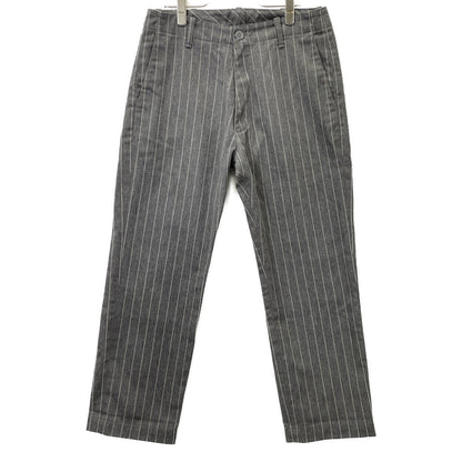 SEQUEL シークエル ｸﾞﾚｰ TYPE Fｽﾄﾗｲﾌﾟ ﾃﾞﾆﾑ ﾊﾟﾝﾂ ボトムス S