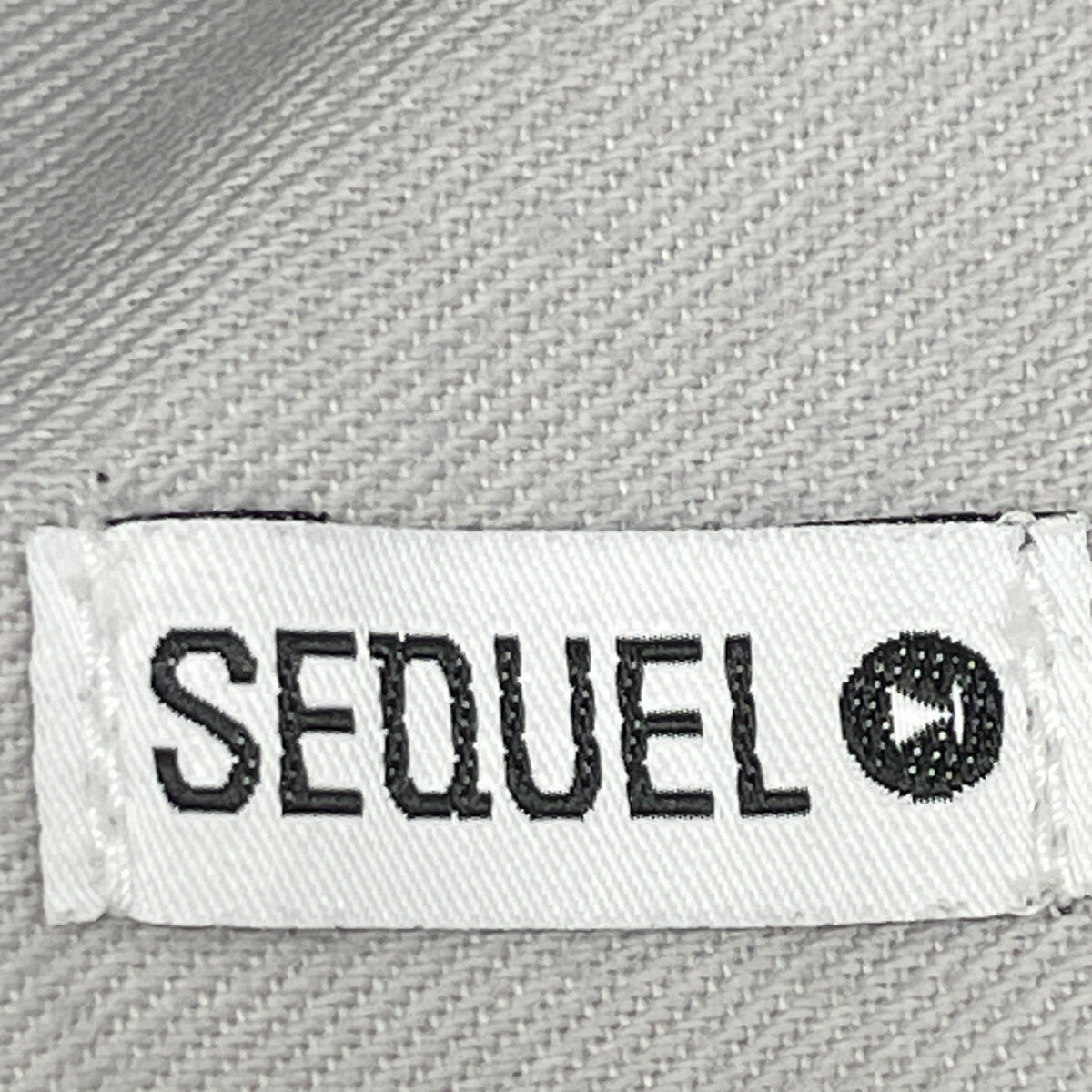 SEQUEL シークエル ｸﾞﾚｰ TYPE Fｽﾄﾗｲﾌﾟ ﾃﾞﾆﾑ ﾊﾟﾝﾂ ボトムス S