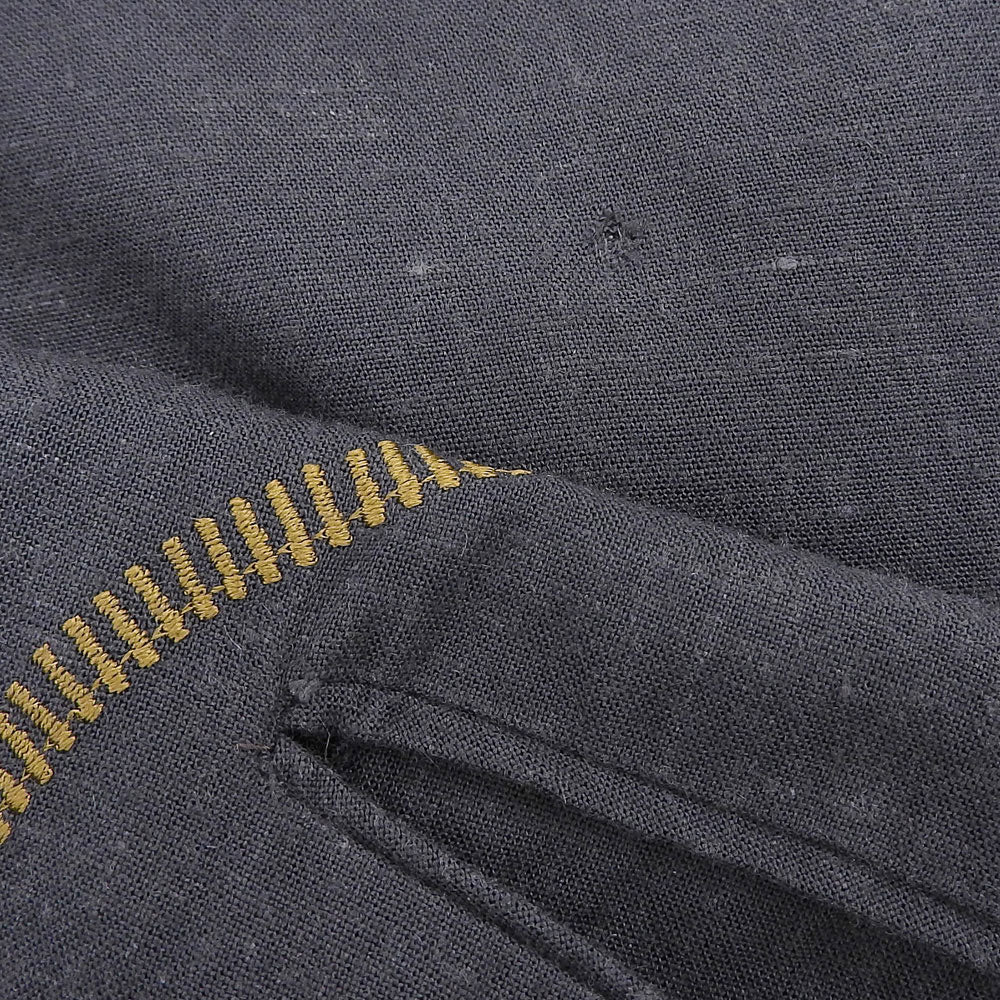 CELT&COBRA ケルトアンドコブラ 美品 エンブロイダリーライン オープンカラーシャツ トップス メンズ ダークグレー M 4SSH-05B トップス M