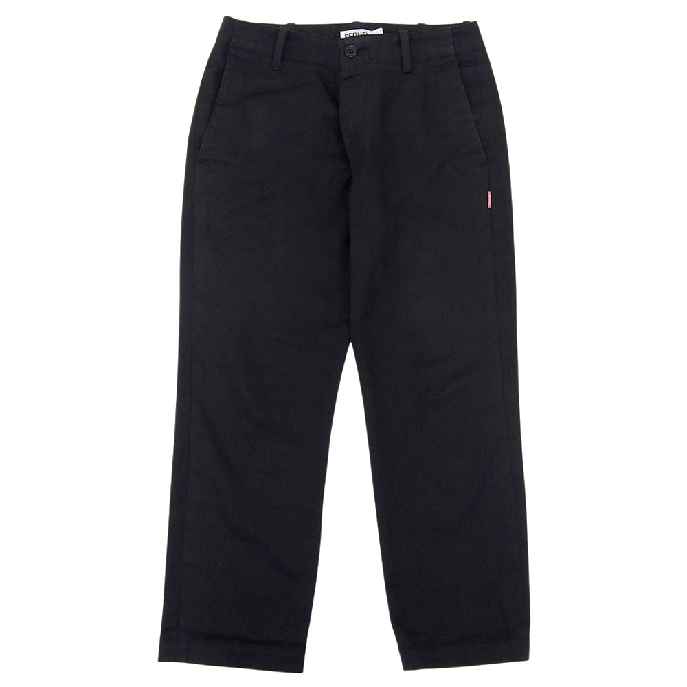 SEQUEL シークエル 美品 コットン混 パンツ ボトムス メンズ 黒 ブラック S ボトムス S