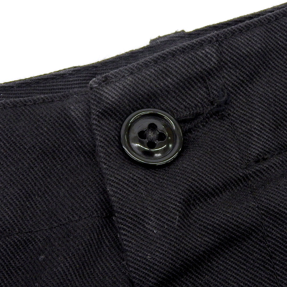 SEQUEL シークエル 美品 コットン混 パンツ ボトムス メンズ 黒 ブラック S ボトムス S