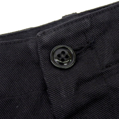 SEQUEL シークエル 美品 コットン混 パンツ ボトムス メンズ 黒 ブラック S ボトムス S