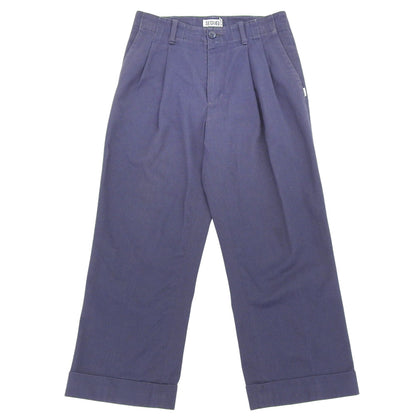SEQUEL シークエル 美品 コットン混 パンツ ボトムス メンズ ネイビー S ボトムス S