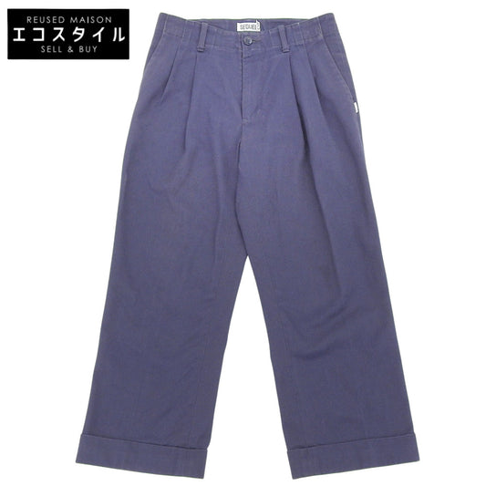 SEQUEL シークエル 美品 コットン混 パンツ ボトムス メンズ ネイビー S ボトムス S
