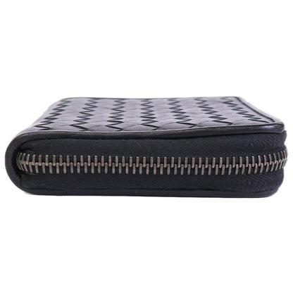 BOTTEGA VENETA ボッテガヴェネタ 【美品】イントレチャート レザー 二つ折り財布（小銭入れあり）