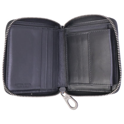 BOTTEGA VENETA ボッテガヴェネタ 【美品】イントレチャート レザー 二つ折り財布（小銭入れあり）