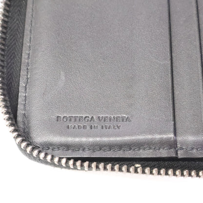 BOTTEGA VENETA ボッテガヴェネタ 【美品】イントレチャート レザー 二つ折り財布（小銭入れあり）