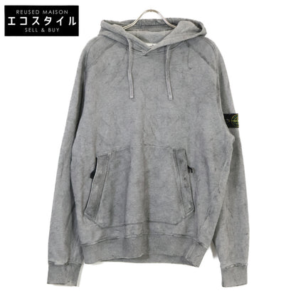 STONE ISLAND ストーンアイランド グレー 20AW ダストカラー トリートメントフーディー プルオーバー トップス L