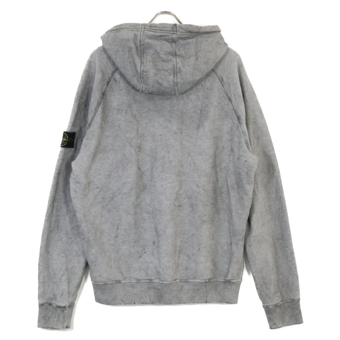STONE ISLAND ストーンアイランド グレー 20AW ダストカラー トリートメントフーディー プルオーバー トップス L