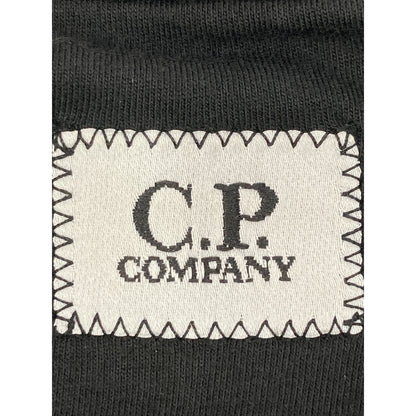 C.P.COMPANY シーピーカンパニー ﾌﾞﾗｯｸ 13CMSS008A ｸﾙｰﾈｯｸ 起毛ﾏﾝﾂｰﾏﾝ ｽｳｪｯﾄ トップス L