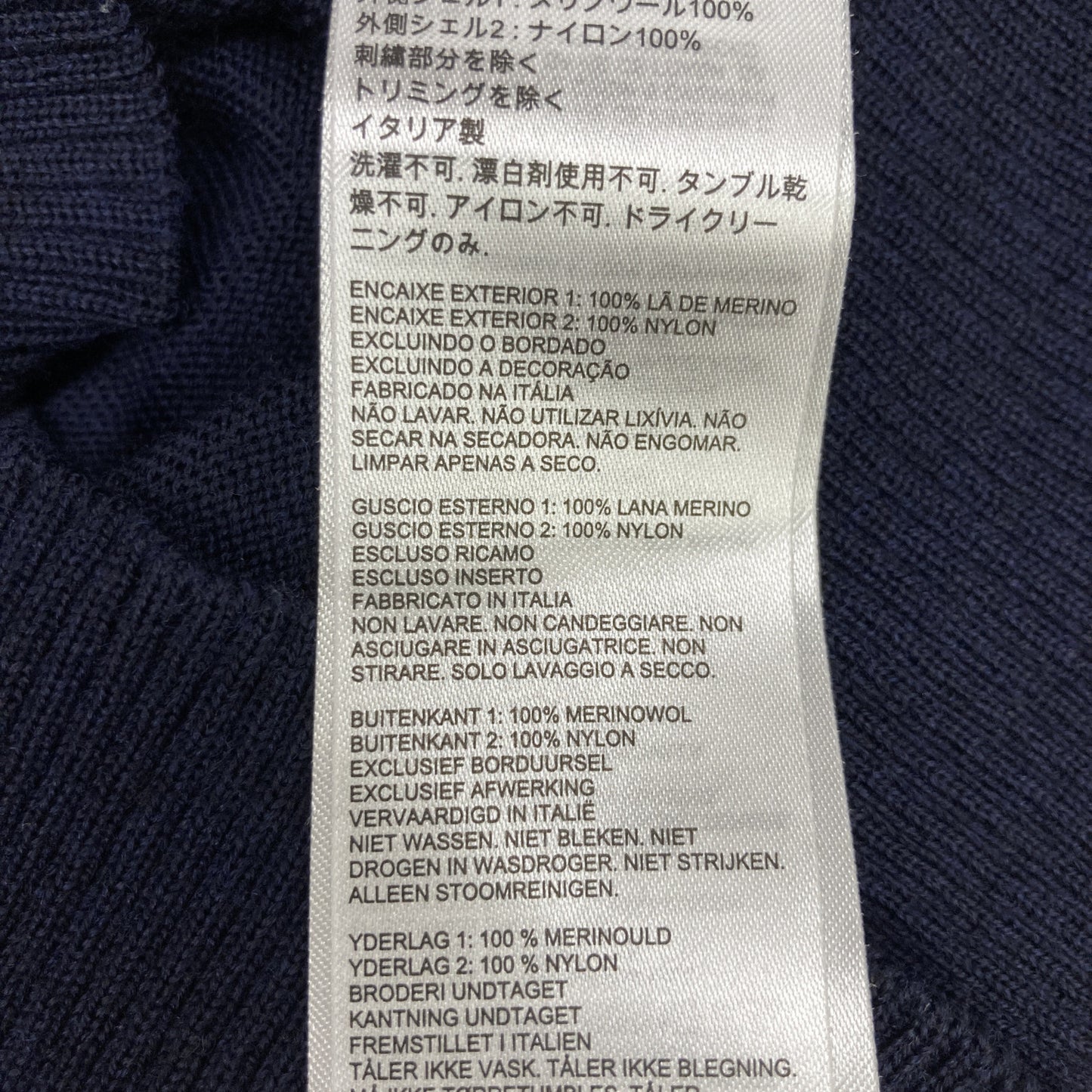 CANADA GOOSE カナダグース ﾈｲﾋﾞｰ 6965M ｳｰﾙ Vﾈｯｸ 長袖ﾆｯﾄｾｰﾀｰ トップス S