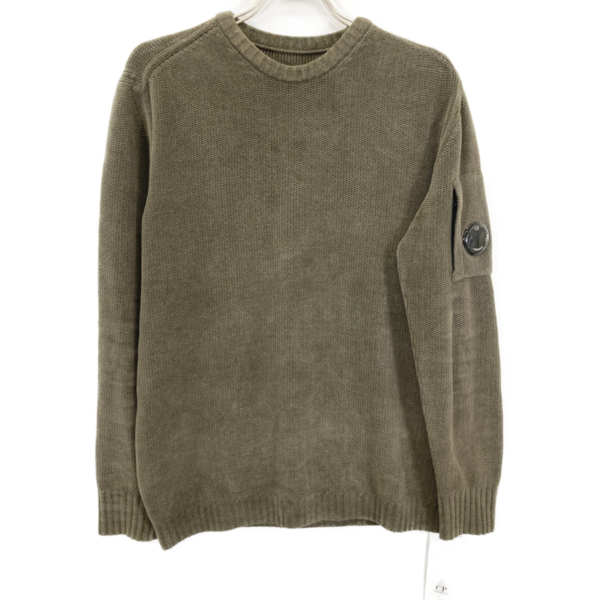 C.P.COMPANY シーピーカンパニー ｶｰｷ 15CMKN232A Plain Jumper ｸﾙｰﾈｯｸﾆｯﾄ トップス 46