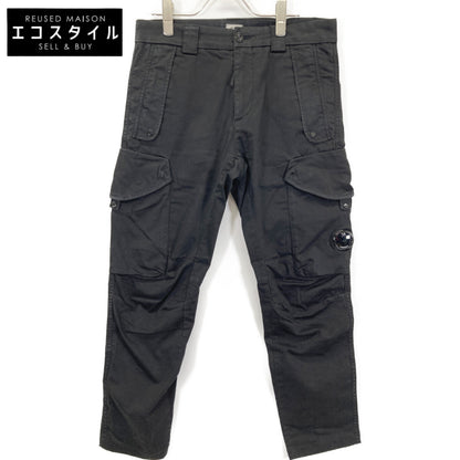 C.P.COMPANY シーピーカンパニー ﾌﾞﾗｯｸ 12CMPA058A ｽﾄﾚｯﾁｻﾃﾝ ﾕｰﾃｨﾘﾃｨ ﾌｧﾌﾞﾘｯｸﾊﾟﾝﾂ ボトムス 44