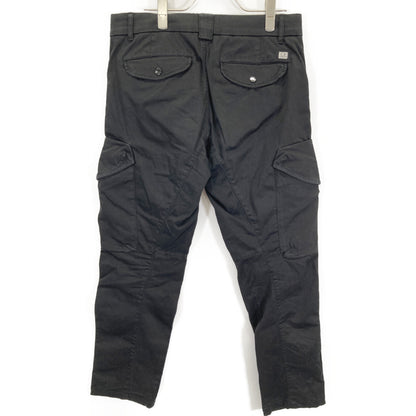 C.P.COMPANY シーピーカンパニー ﾌﾞﾗｯｸ 12CMPA058A ｽﾄﾚｯﾁｻﾃﾝ ﾕｰﾃｨﾘﾃｨ ﾌｧﾌﾞﾘｯｸﾊﾟﾝﾂ ボトムス 44