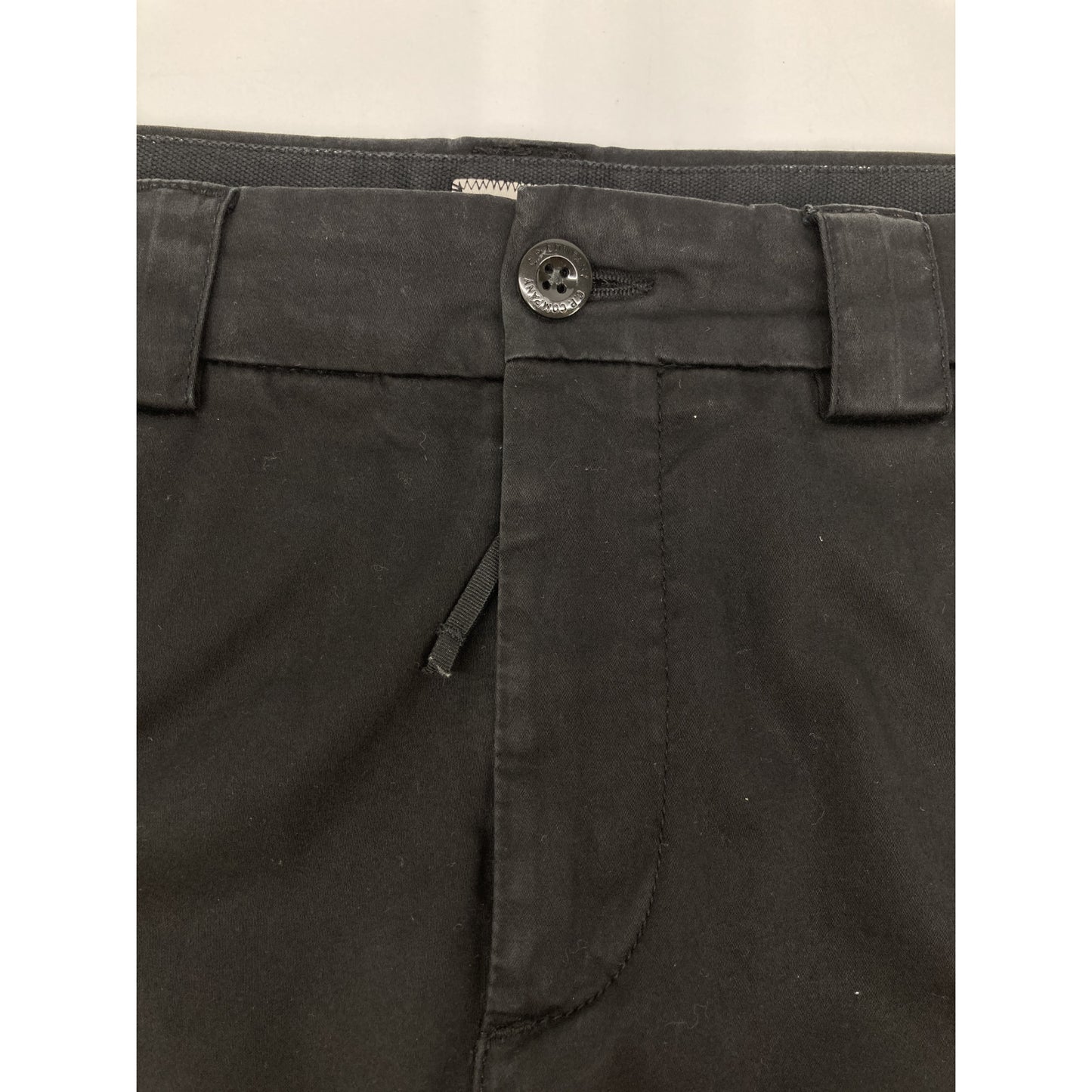 C.P.COMPANY シーピーカンパニー ﾌﾞﾗｯｸ 12CMPA058A ｽﾄﾚｯﾁｻﾃﾝ ﾕｰﾃｨﾘﾃｨ ﾌｧﾌﾞﾘｯｸﾊﾟﾝﾂ ボトムス 44