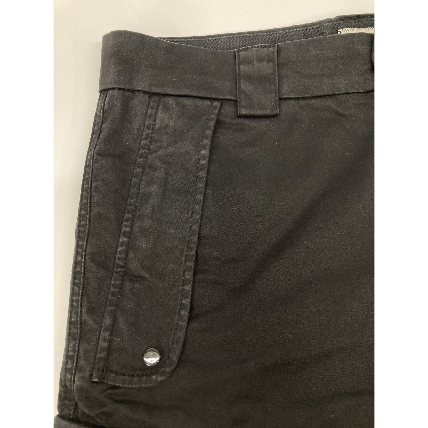 C.P.COMPANY シーピーカンパニー ﾌﾞﾗｯｸ 12CMPA058A ｽﾄﾚｯﾁｻﾃﾝ ﾕｰﾃｨﾘﾃｨ ﾌｧﾌﾞﾘｯｸﾊﾟﾝﾂ ボトムス 44