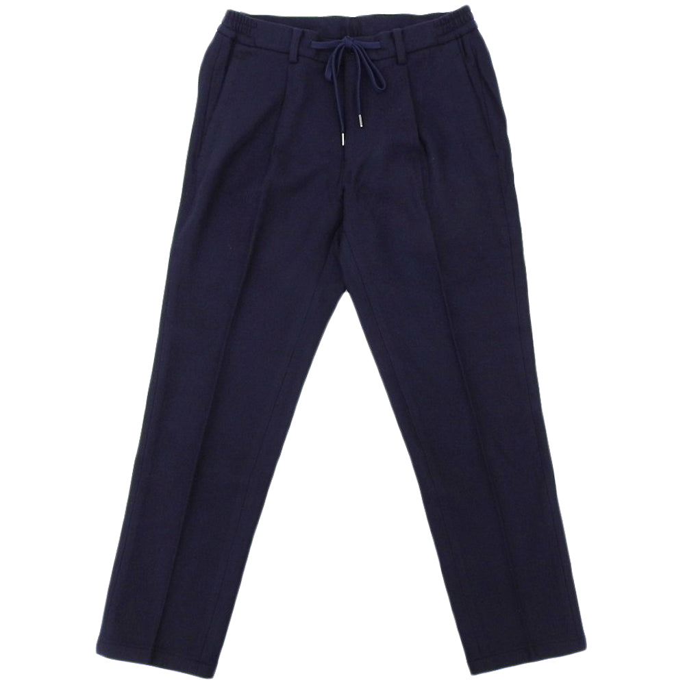 UNIVERSAL LANGUAGE ユニバーサルランゲージ 新品同様 ウール パンツ ボトムス メンズ ネイビー S FP3203 ボトムス S