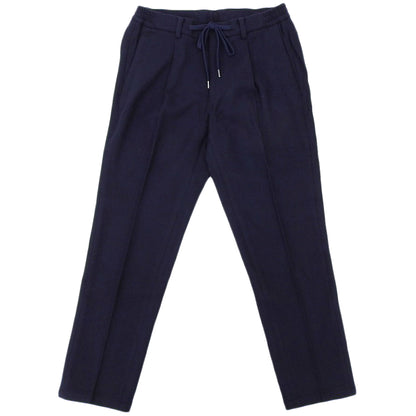 UNIVERSAL LANGUAGE ユニバーサルランゲージ 新品同様 ウール パンツ ボトムス メンズ ネイビー S FP3203 ボトムス S