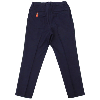 UNIVERSAL LANGUAGE ユニバーサルランゲージ 新品同様 ウール パンツ ボトムス メンズ ネイビー S FP3203 ボトムス S