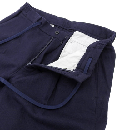 UNIVERSAL LANGUAGE ユニバーサルランゲージ 新品同様 ウール パンツ ボトムス メンズ ネイビー S FP3203 ボトムス S