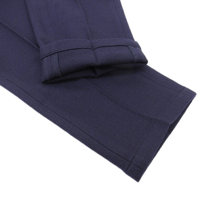 UNIVERSAL LANGUAGE ユニバーサルランゲージ 新品同様 ウール パンツ ボトムス メンズ ネイビー S FP3203 ボトムス S