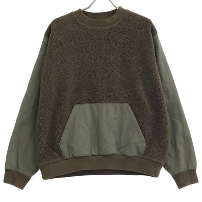 uniform experiment ユニフォームエクスペリメント 222015 ｶｰｷ FABRIC MIX FLEECE TOP トップス 2