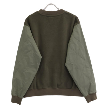 uniform experiment ユニフォームエクスペリメント 222015 ｶｰｷ FABRIC MIX FLEECE TOP トップス 2