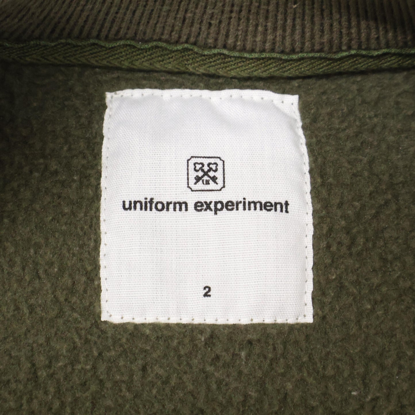 uniform experiment ユニフォームエクスペリメント 222015 ｶｰｷ FABRIC MIX FLEECE TOP トップス 2
