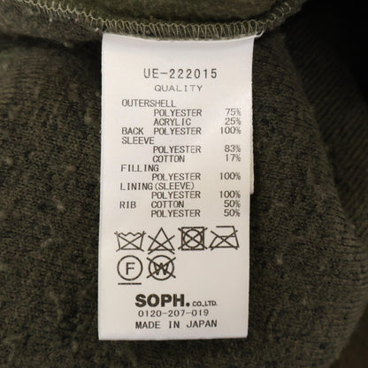 uniform experiment ユニフォームエクスペリメント 222015 ｶｰｷ FABRIC MIX FLEECE TOP トップス 2