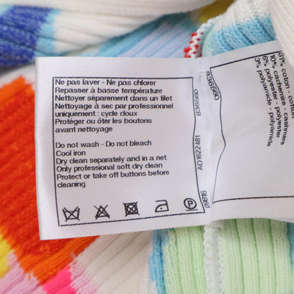 CHANEL シャネル 美品 P61482 ココボタン コットンカシミヤニットカーディガン トップス 34