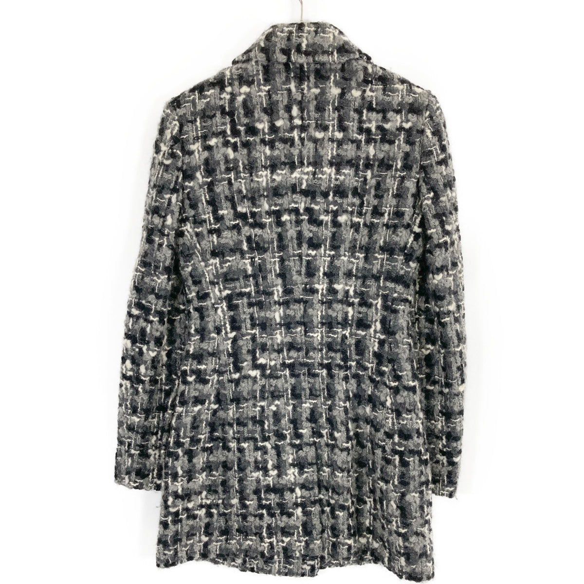 DOLCE&GABBANA ドルチェアンドガッバーナ 【美品/国内正規】F0Q16T ツイード ダブルブレスト コート 40