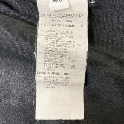 DOLCE&GABBANA ドルチェアンドガッバーナ 【美品/国内正規】F0Q16T ツイード ダブルブレスト コート 40