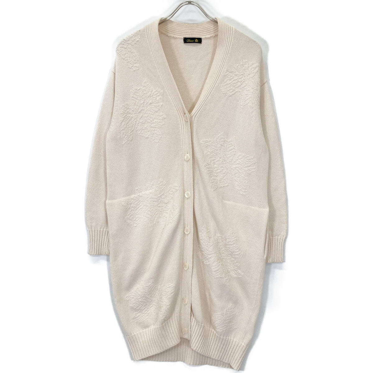 DRAWER ドゥロワー ﾍﾞｰｼﾞｭ 18G ｽﾃｯﾁｶｰﾃﾞｨｶﾞﾝ トップス 表記なし