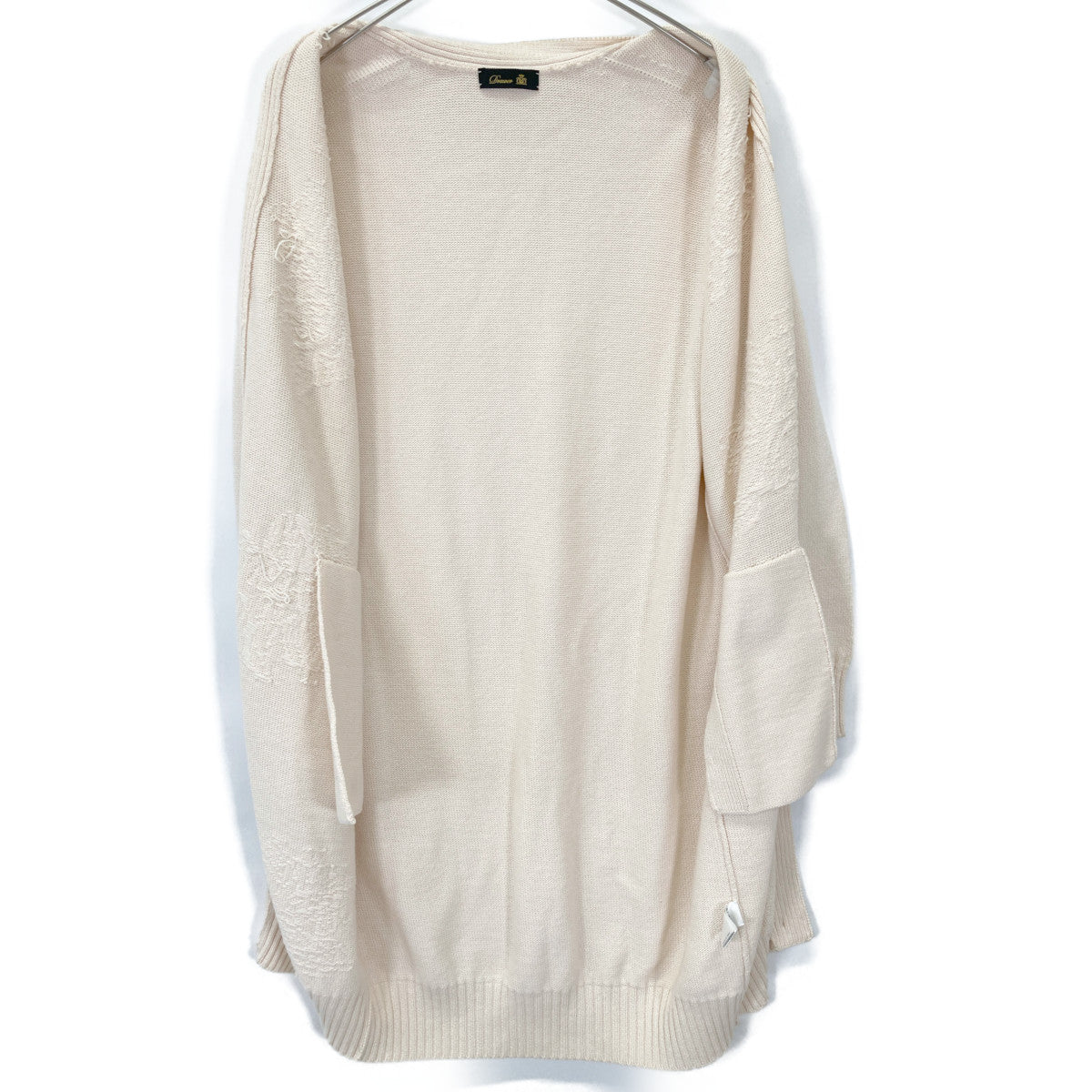 DRAWER ドゥロワー ﾍﾞｰｼﾞｭ 18G ｽﾃｯﾁｶｰﾃﾞｨｶﾞﾝ トップス 表記なし