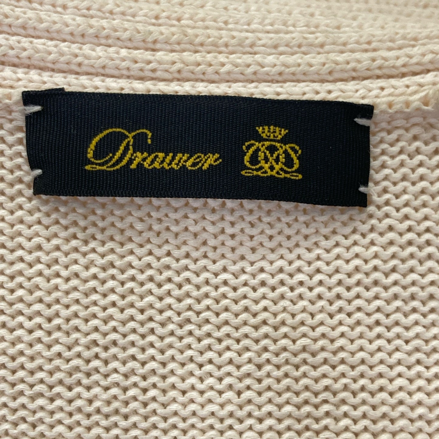 DRAWER ドゥロワー ﾍﾞｰｼﾞｭ 18G ｽﾃｯﾁｶｰﾃﾞｨｶﾞﾝ トップス 表記なし