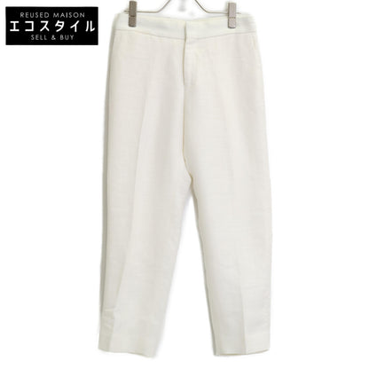 DRAWER ドゥロワー 【美品】6514-236-1203 リネン混 オットマン ベーシックパンツ/ ボトムス 34