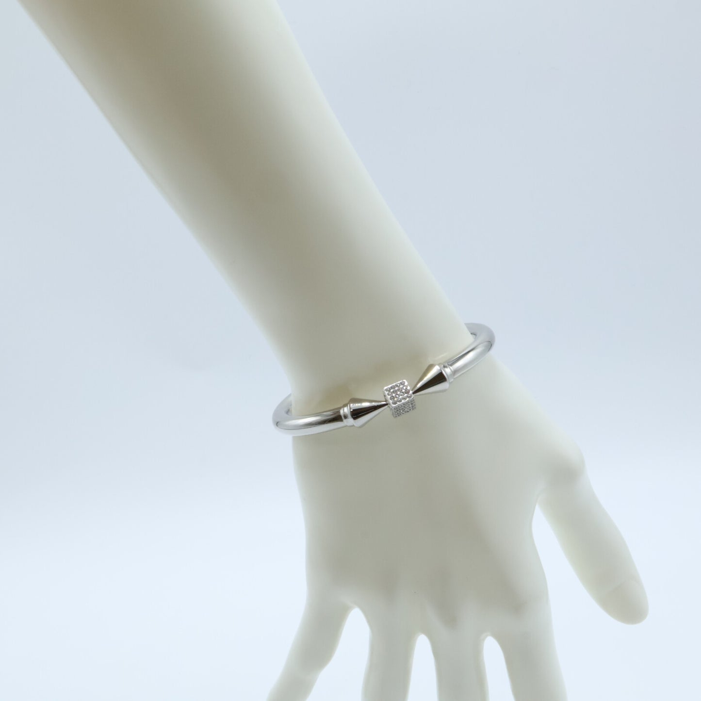 VITA FEDE ヴィタフェデ 【美品】キューブ ラインストーン バングル XS