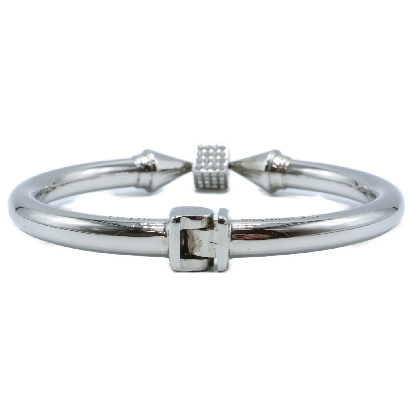 VITA FEDE ヴィタフェデ 【美品】キューブ ラインストーン バングル XS